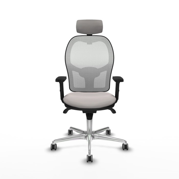 PIQUERAS Y CRESPO Silla de oficina Jorquera con mecanismo Sincro, Blanco PIQUERAS Y CRESPO Silla de oficina Jorquera con mecanismo Sincro, Blanco