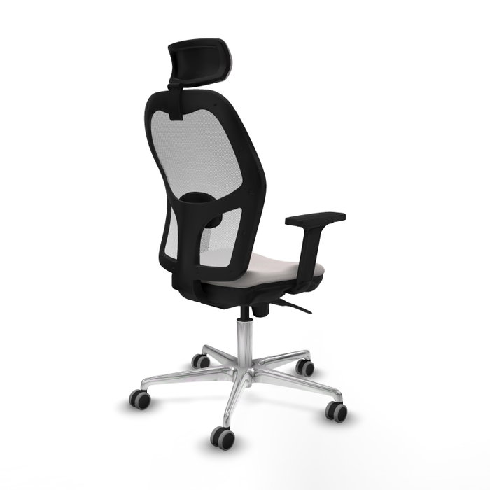 PIQUERAS Y CRESPO Silla de oficina Jorquera con mecanismo Sincro, Blanco PIQUERAS Y CRESPO Silla de oficina Jorquera con mecanismo Sincro, Blanco