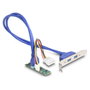DeLOCK Convertidor M.2 Key B+M a 2 x USB 5 Gbps Tipo-A con cable de 50 cm