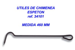 Espetón para chimenea 460 mm