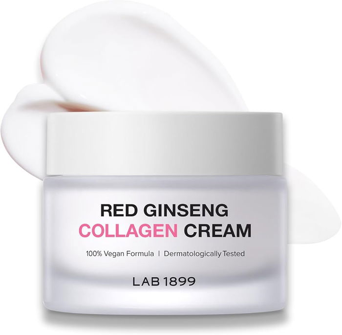 Red Ginseng, Colágeno, Mejora la elasticidad de la piel, Crema, Para la cara, 50 ml Red Ginseng, Colágeno, Mejora la elasticidad de la piel, Crema, Para la cara, 50 ml