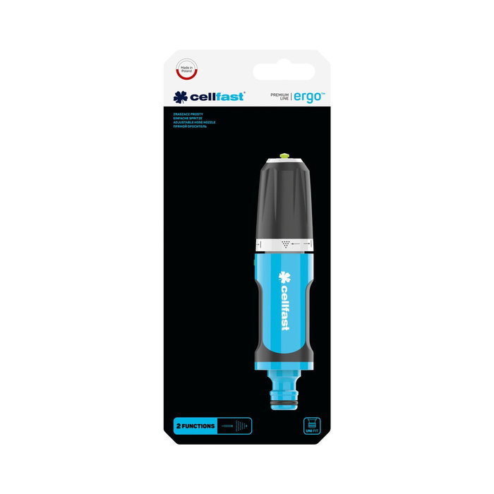 Cellfast Lanza de riego regulable Energo 6 bar, 2 funciones