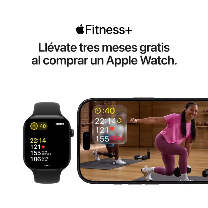 Apple Watch SE 3 GPS 44mm Blanco estrella con Correa deportiva Arena S/M