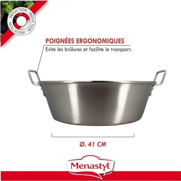 Menastyl Bandeja para mermelada 4615452 Acero Inoxidable 40,5 cm