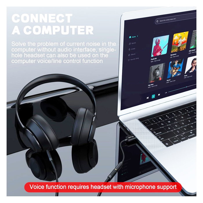 EQUIP Adaptador USB-A a Jack 3.5mm Hembra 147945, Cable 0.15m Negro, Plug and Play, CE, RoHS