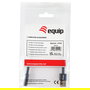 EQUIP Adaptador USB-A a 4-Pin 3.5mm (Jack) DAC 0.15m - Negro, Referencia 147945