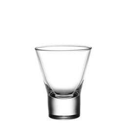 Bormioli Vaso de Agua Ypsilon Ancho, Vidrio Bordes Gruesos, Capacidad 25 cl, Altura 10.7 cm, Modelo Vaso Ancho - Cristalería (Set de 12)