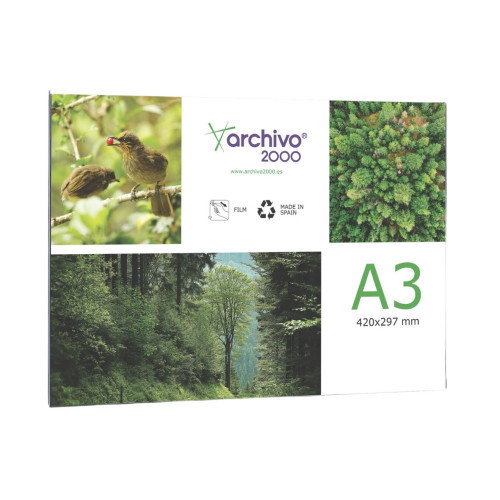 Archivo 2000 Expositor Mural A3 Horizontal Premium con Adhesivo