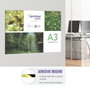 Archivo 2000 Expositor Mural A3 Horizontal Premium con Adhesivo