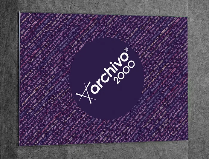 Archivo 2000 Expositor Mural A3 Horizontal Premium con Adhesivo
