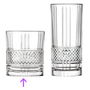 Rcr Cristalleria Brillante Vaso 340 Ml Cristal Eco-Luxion (6 Unidades) h.94 mm