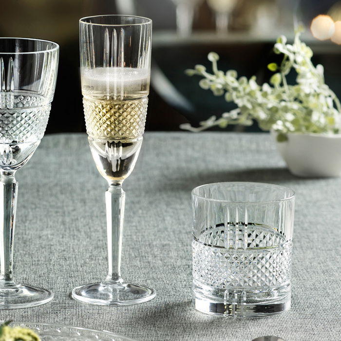 Rcr Cristalleria Brillante Vaso 340 Ml Cristal Eco-Luxion (6 Unidades) h.94 mm