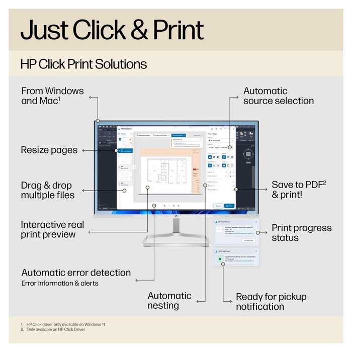 HP DesignJet T250 24-in Printer (Edición 2025)