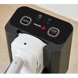 Fagor FG6415 Aspirador Escoba Inalámbrico 2 en 1, 300W, Autonomía 60 min, Con Base Autolimpiante, Tubo Flexible, 3 Velocidades