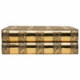 Caja-Joyero Alexandra House Living Dorado Aluminio Madera MDF 15 x 7 x 30 cm