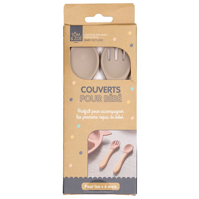 Tom et Zoe Juego de 2 Cubiertos Bebé