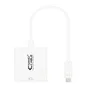 Nanocable 10.16.4103 Adaptador USB-C a DVI-D, Resolución Full HD 1920x1080 1080p, Plug and Play, Compatible MacBook, Chromebook, Blanco