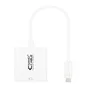 Nanocable 10.16.4103 Adaptador USB-C a DVI-D, Resolución Full HD 1920x1080 1080p, Plug and Play, Compatible MacBook, Chromebook, Blanco