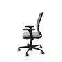 PIQUERAS Y CRESPO Silla de oficina Haches Gris con Brazos 3D