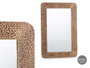 GIFTDECOR Espejo de pared Hojas Natural 60 x 90 cm Marrón