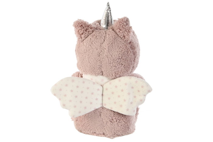 DKD Home Decor Peluche Baby Amarillo Gris 10 x 15 x 10 cm (6 Unidades)