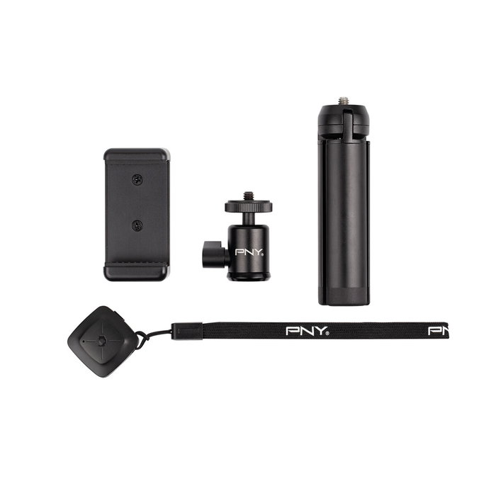 PNY Trípode Universal con Control Remoto Inalámbrico Negro PNY Trípode Universal con Control Remoto Inalámbrico Negro