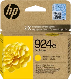 HP Cartucho de tinta amarillo 924e (4K0U9NE) ~800 páginas