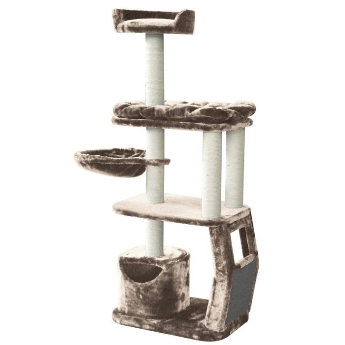 Nayeco Rascador Boeny Cappuccino 60x40x147cm Nayeco Rascador Boeny Cappuccino 60x40x147cm