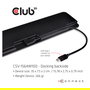 Club 3D CSV-1564W100 Base de Carga USB-C 3.2 con 7 Puertos USB, DisplayPort, HDMI, LAN y Audio, 100W, Compatible con Lenovo, Dell, Acer, Asus, MSI, Apple, HP, Toshiba, Razer