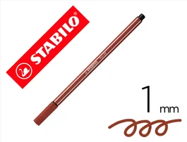 Stabilo Rotulador Pen 68 Acuarelable Siena Tostado Punta Gruesa 1mm