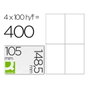 Q-connect KF10660 Etiquetas adhesivas 105x148,5 mm DIN A4