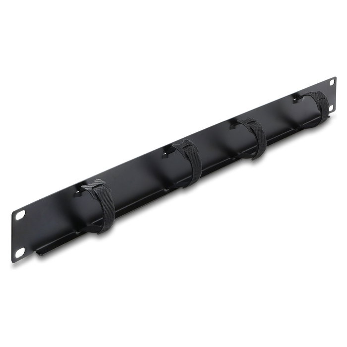 DeLOCK Panel de Gestión de Cables de 19 Pulgadas con 4 Bridas de Velcro Negras DeLOCK Panel de Gestión de Cables de 19 Pulgadas con 4 Bridas de Velcro Negras