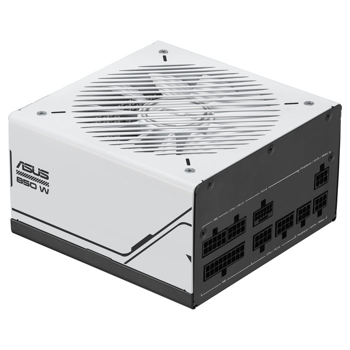 ASUS PRIME AP-850G 850W Fuente de Alimentación ATX 3.0 80 Plus Gold Certificación Totalmente Modular Negra/Blanca con Iluminación, Conector PCIe 16 Pines