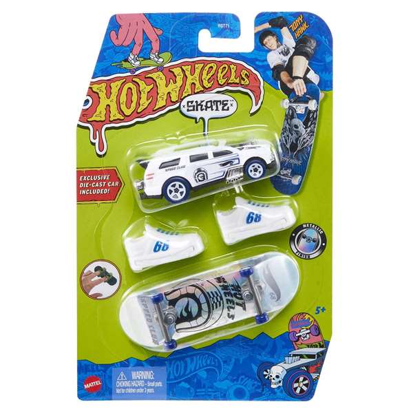 Mattel Hot Wheels Skate + Hot Wheels Básico Set para Niños a Partir de 6 Años