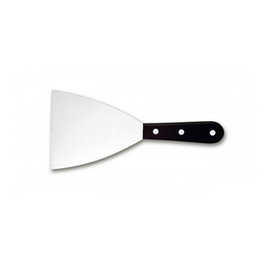 Cuchillería Java Espátula de Plancha 8x12 cm con Mango de Madera, Acero Inoxidable