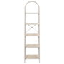 Home Deco Factory Estantería Terra Nova 5 Baldas MDF y Hierro 40x30x163 cm