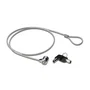 Ewent EW1242 Candado de Seguridad Kensington para Portátil - Cable Antirrobo 1.5m, Acero Inoxidable, Negro, con Llave
