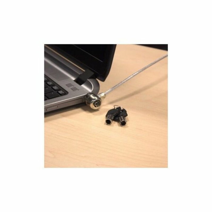 Ewent EW1242 Cable de Seguridad para Portátil, 1,5 m, Negro