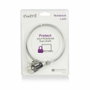 Ewent EW1242 Cable de Seguridad para Portátil, 1,5 m, Negro
