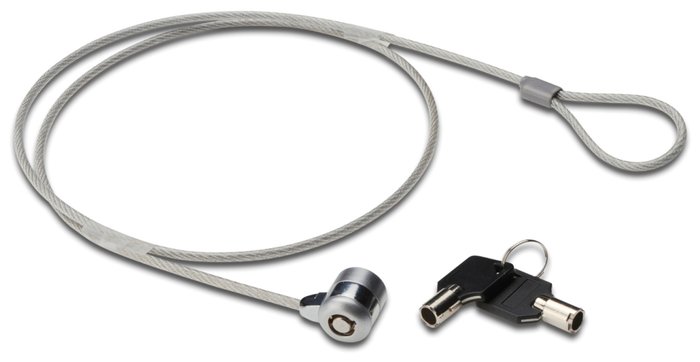 Ewent EW1242 Cable de Seguridad para Portátil, 1,5 m, Negro