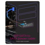 ICY BOX IB-HUB1419-i3 - Panel frontal de 3.5" con Hub USB y lector de tarjetas - USB 3.2 Gen 1 - 20 Gbit/s - para MicroSD y SD - Negro