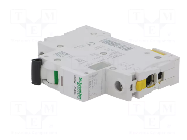 SCHNEIDER ELECTRIC Interruptor magnetotérmico iC60N 0,5A 1P 6kA