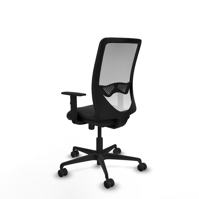 PIQUERAS Y CRESPO Silla de oficina Zulema con mecanismo Sincro, Negro y Blanco PIQUERAS Y CRESPO Silla de oficina Zulema con mecanismo Sincro, Negro y Blanco