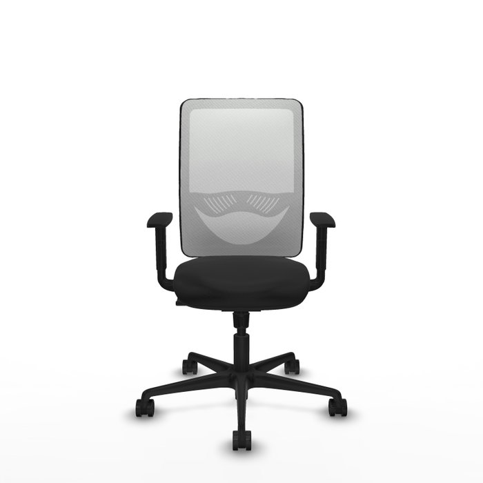 PIQUERAS Y CRESPO Silla de oficina Zulema con mecanismo Sincro, Negro y Blanco PIQUERAS Y CRESPO Silla de oficina Zulema con mecanismo Sincro, Negro y Blanco