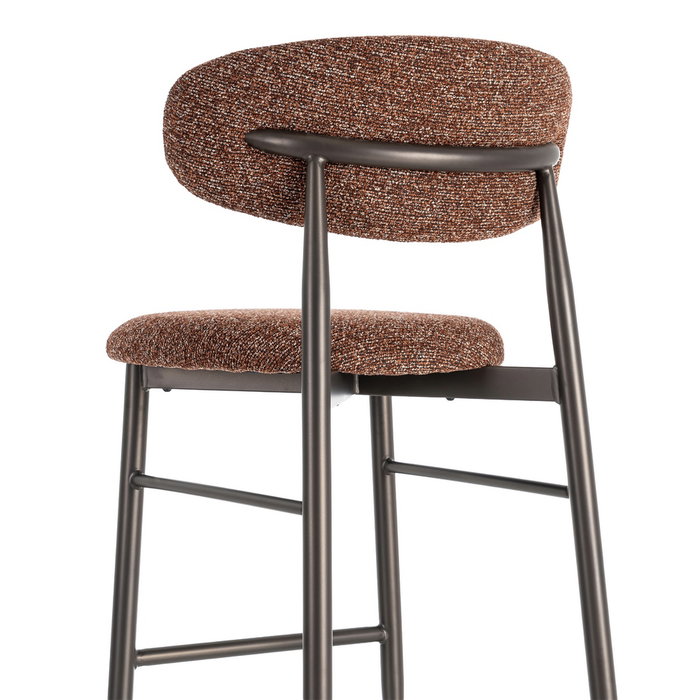 Taburete Teja Tejido-Metal Contract 53 X 52 X 95 cm (Set de 2)