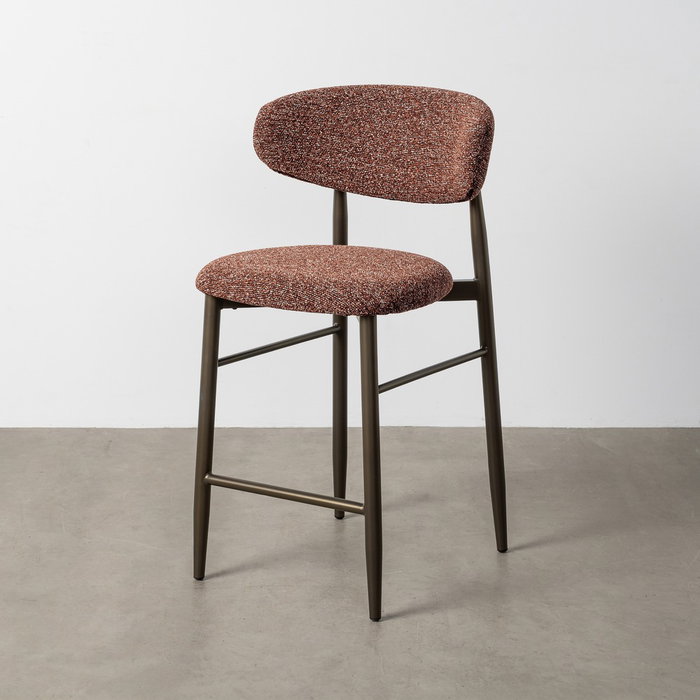 Taburete Teja Tejido-Metal Contract 53 X 52 X 95 cm (Set de 2)