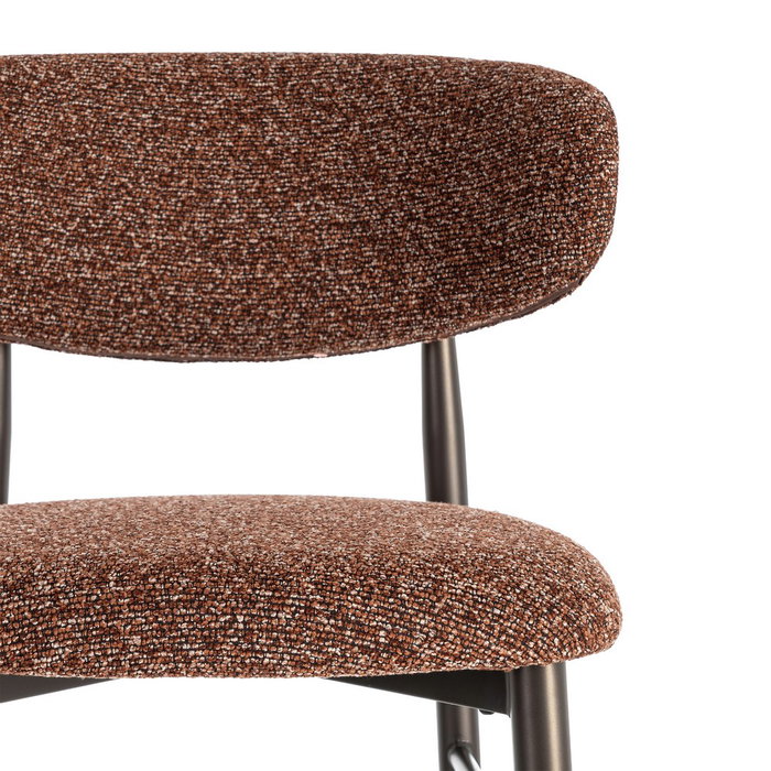 Taburete Teja Tejido-Metal Contract 53 X 52 X 95 cm (Set de 2)