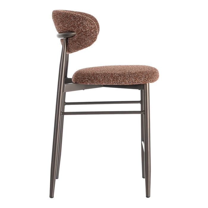 Taburete Teja Tejido-Metal Contract 53 X 52 X 95 cm (Set de 2)