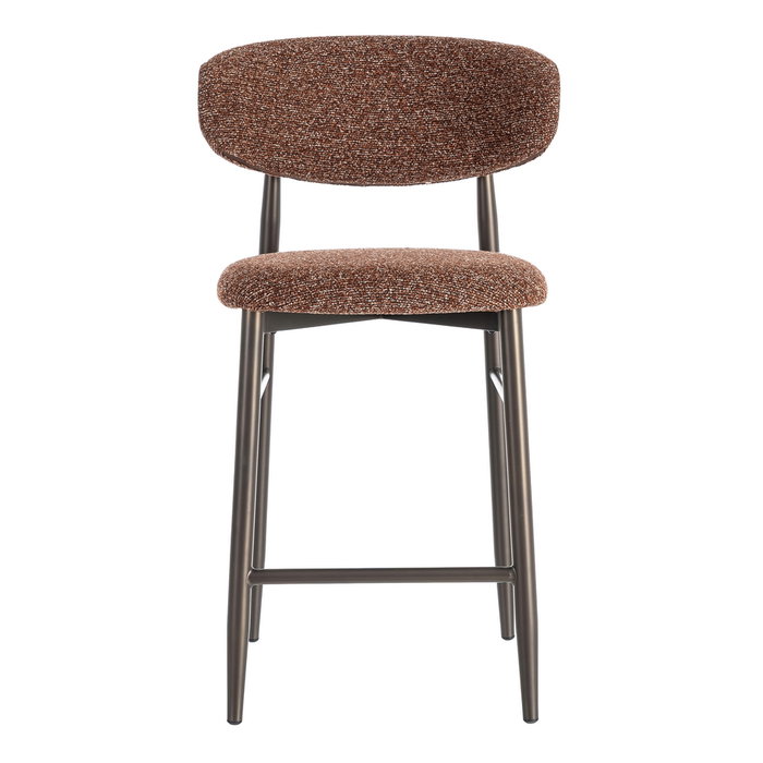 Taburete Teja Tejido-Metal Contract 53 X 52 X 95 cm (Set de 2)