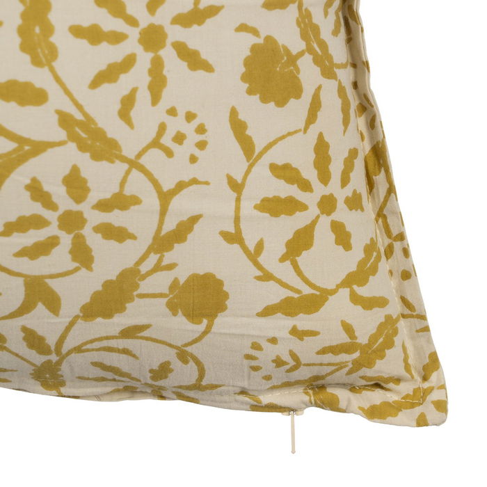 Cojín Beige-Mostaza 100% Algodón 60 X 40 cm (Set de 2)